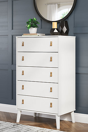 Aprilyn Chest of Drawers, White, rollover