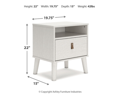 Aprilyn Nightstand, White, large