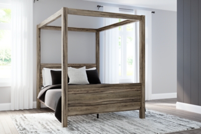 Ashley furniture deals king canopy bed