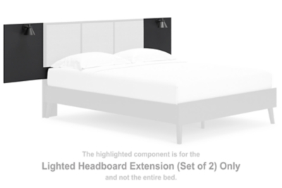 Charlang Full Panel Platform Bed with 2 Extensions