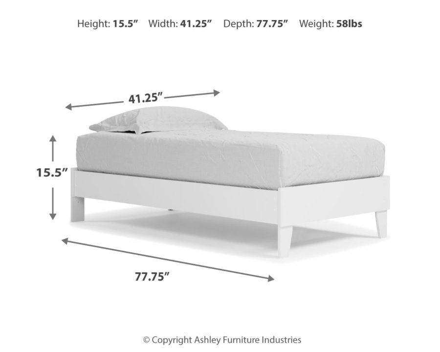 Piperton Twin Platform Bed - image 9
