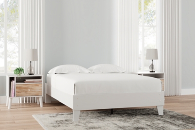 Piperton Full Platform Bed, White, large