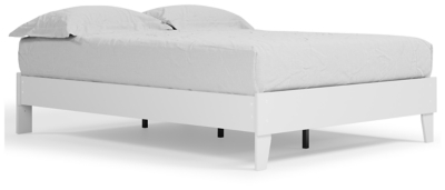 Piperton Queen Platform Bed, White, large