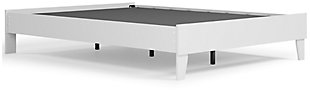 Piperton Queen Platform Bed, White, large