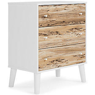 Piperton Chest of Drawers, Two-tone Brown/White, large