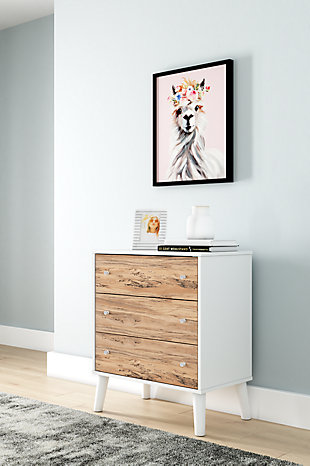 Piperton Chest of Drawers, Two-tone Brown/White, rollover