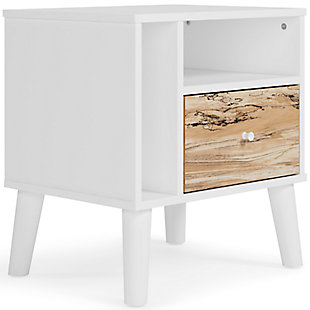 Piperton Nightstand, Two-tone Brown/White, large