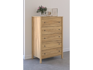 Bermacy 5 Drawer Chest of Drawers