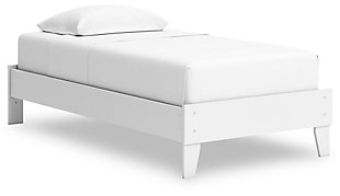 Hallityn Twin Platform Bed, White, large