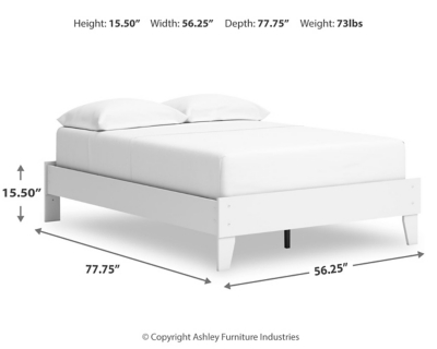 Hallityn Full Platform Bed - Thumbnail 3