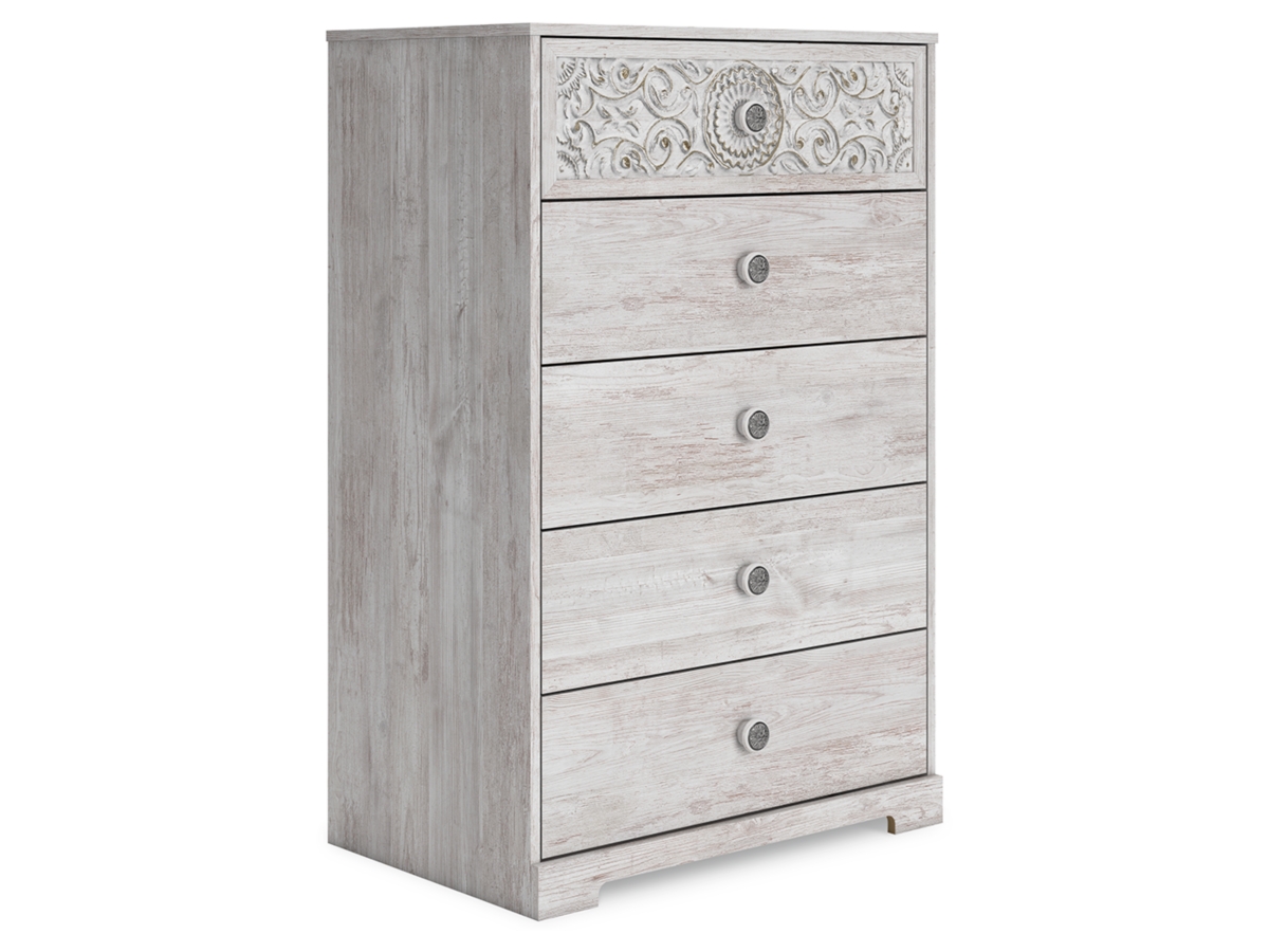 Joss Gray 5 Drawer Chest | Bob's Discount Furniture
