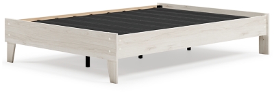 Socalle Full Platform Bed, Light Natural, rollover