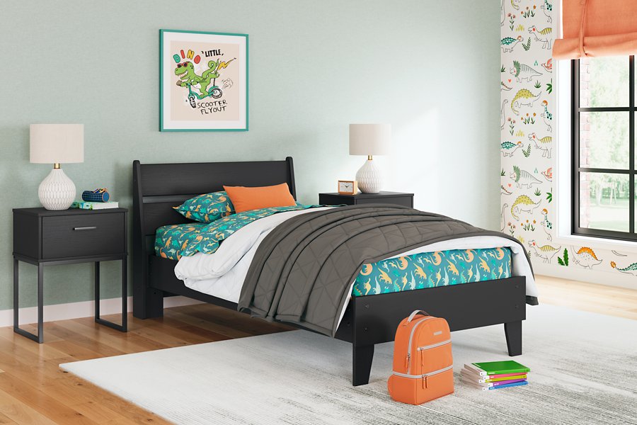 Socalle Twin Panel Platform Bed and Dresser - image 17