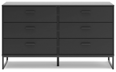Socalle Queen Platform Bed with Dresser, Chest and Nightstand
