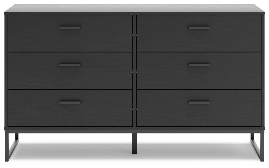 Socalle Twin Panel Platform Bed and Dresser - image 9