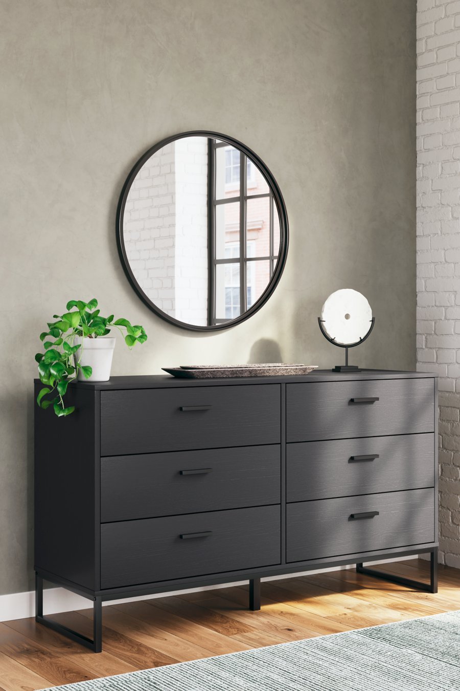 Socalle Twin Panel Platform Bed and Dresser - image 18