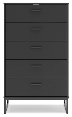 Socalle Twin Platform Bed with Dresser, Chest and Nightstand