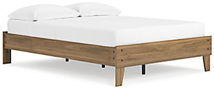 Deanlow Full Platform Bed, Honey, large