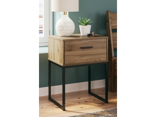 Deanlow 20" 1 Drawer Nightstand