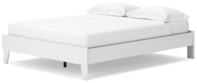 Socalle Queen Platform Bed, Two-tone, large