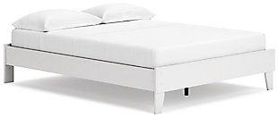 Socalle Queen Platform Bed, Two-tone, large