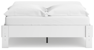 Socalle Queen Platform Bed, Two-tone, large