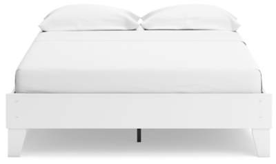 Socalle Queen Platform Bed, Two-tone, large