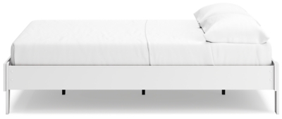 Socalle Queen Platform Bed, Two-tone, large
