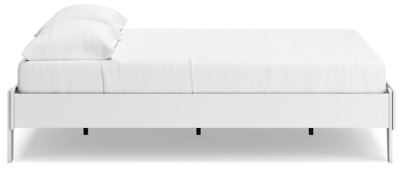 Socalle Queen Platform Bed, Two-tone, large