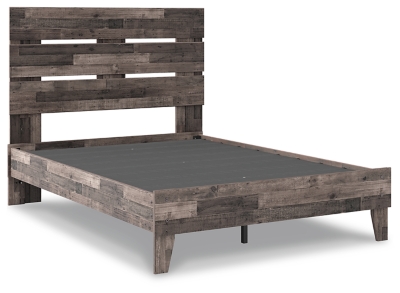 Neilsville Full Panel Platform Bed, Multi Gray, rollover