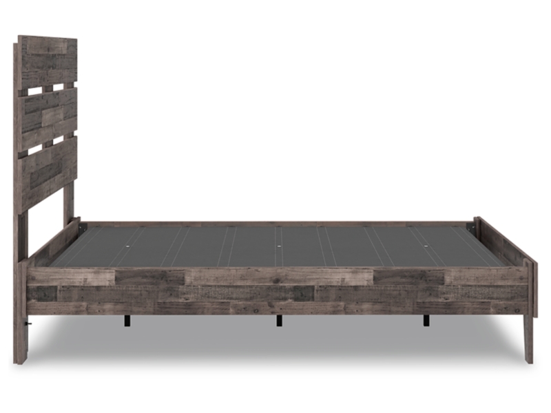 Neilsville Full Panel Platform Bed, Multi Gray, large