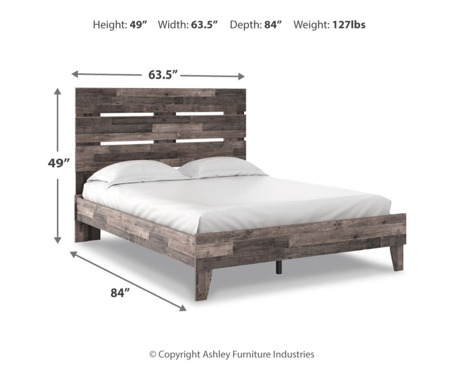 Neilsville Queen Panel Platform Bed - image 4