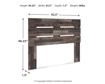 Neilsville Queen Panel Headboard, Multi Gray, large