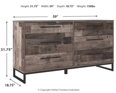 Neilsville Dresser, Multi Gray, large