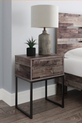 Neilsville Nightstand, Multi Gray, rollover