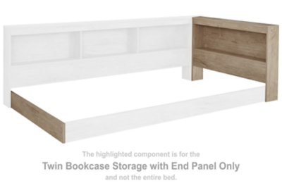 Oliah Twin Bookcase Storage Bed image 8