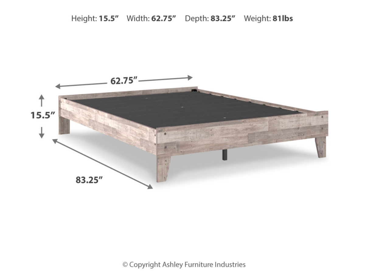 Neilsville Queen Platform Bed | Ashley