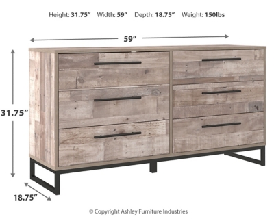 Neilsville Dresser, Whitewash, large