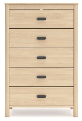 Cabinella Full Platform Panel Bed with Dresser, Chest and Nightstand