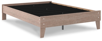 Flannia Full Platform Bed, Gray, large