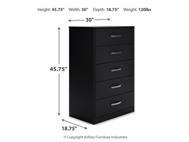 Finch Five Drawer Chest - Ashley Furniture
