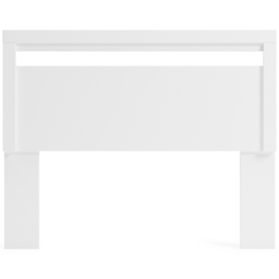 Flannia Queen Panel Headboard, White, rollover