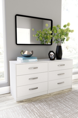 Ashley furniture white deals dresser