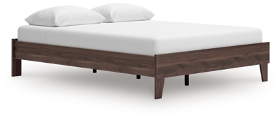 Calverson Queen Platform Bed, Mocha, large