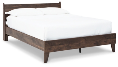 Calverson Full Panel Platform Bed, Mocha, large