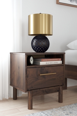 Calverson Nightstand, Mocha, rollover