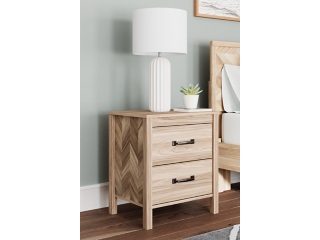 Battelle 22" 2 Drawer Nightstand