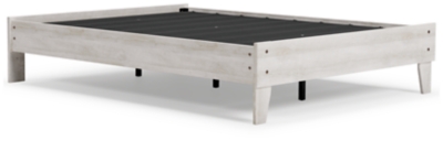 Shawburn Full Platform Bed, Whitewash, large