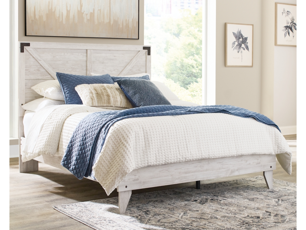 Shawburn Queen Crossbuck Panel Platform Bed