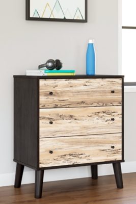 Piperton Chest of Drawers, Two-tone Brown/Black, large